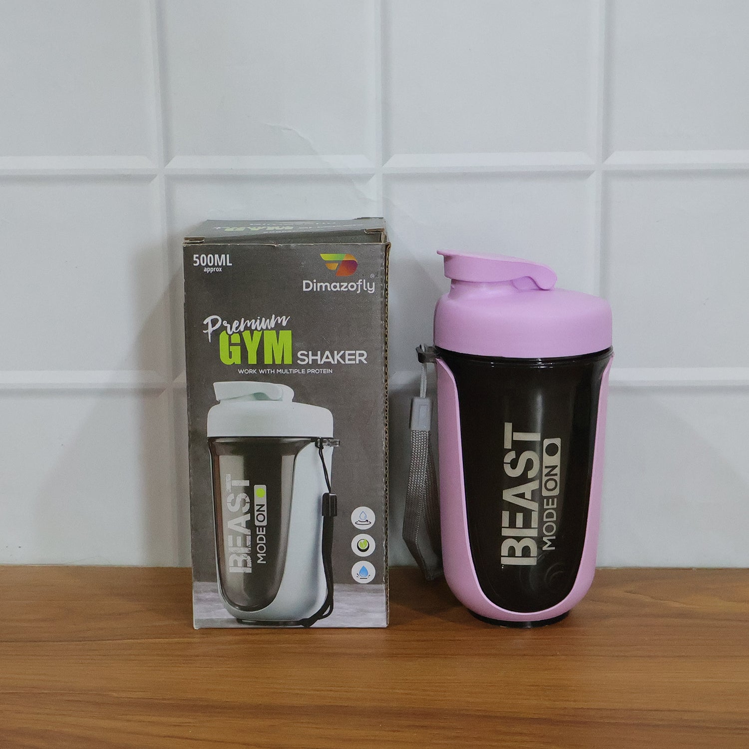 Premium Leak Proof Gym Shaker Bottle 500 ML Approx