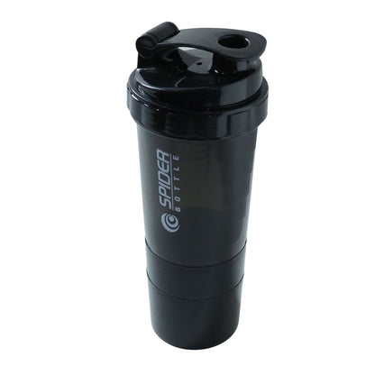Protein shaker bottle upright