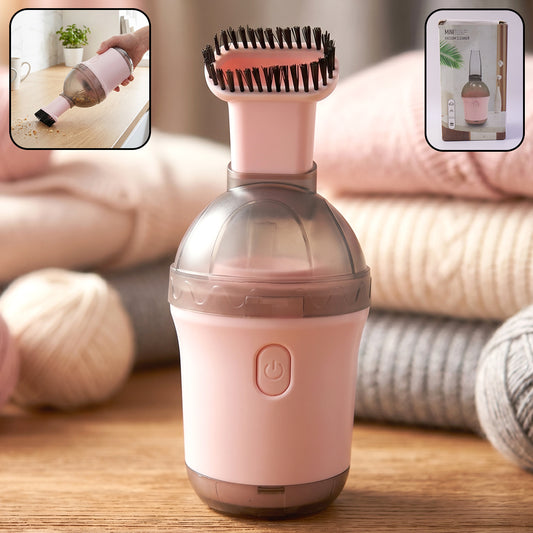 2 in 1 Mini Vacuum Cleaner with Brush Attachment (1 pc)