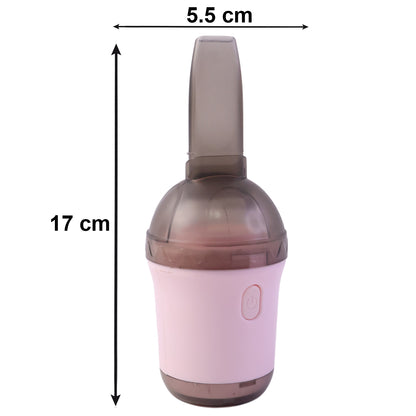 2 in 1 Mini Vacuum Cleaner with Brush Attachment (1 pc)
