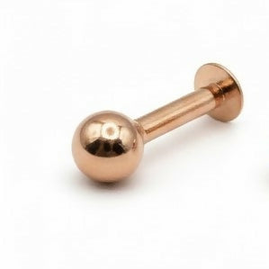 Rose Gold plated Flat Back Stud earings