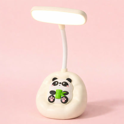 Panda LED Desk Lamp with Flexible Neck for Study & Bedroom