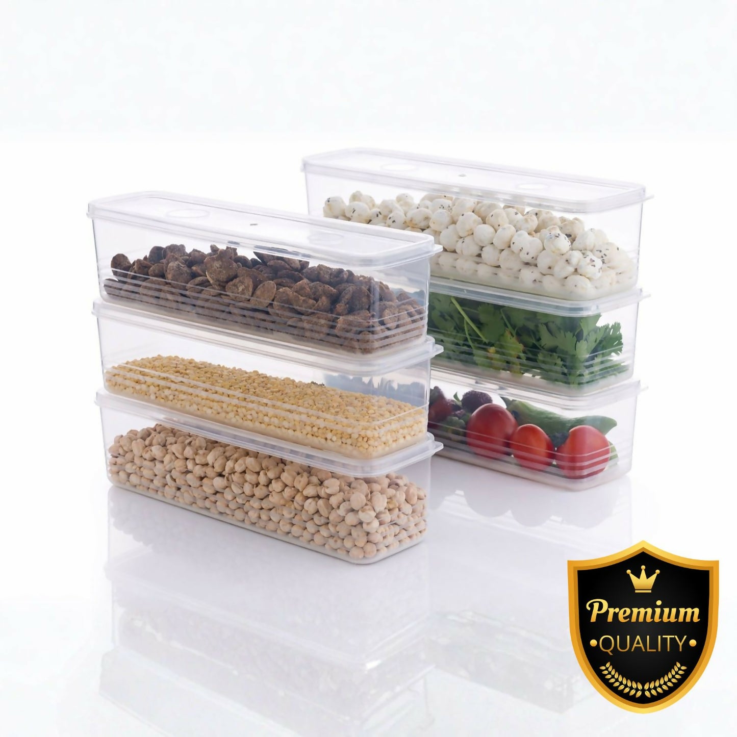 Noodel Plastic Container Pack of 6