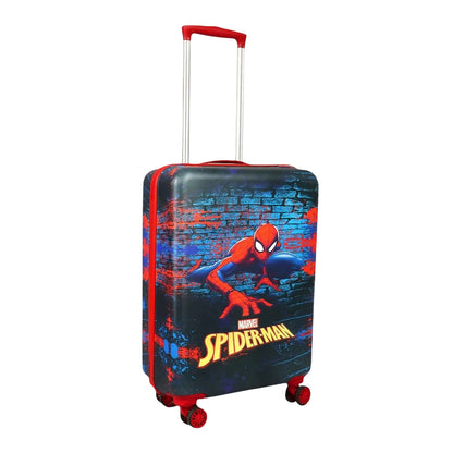 Top handle detail of Spider-Man kids trolley bag
