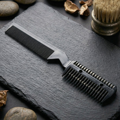Hair cutting scissor with comb