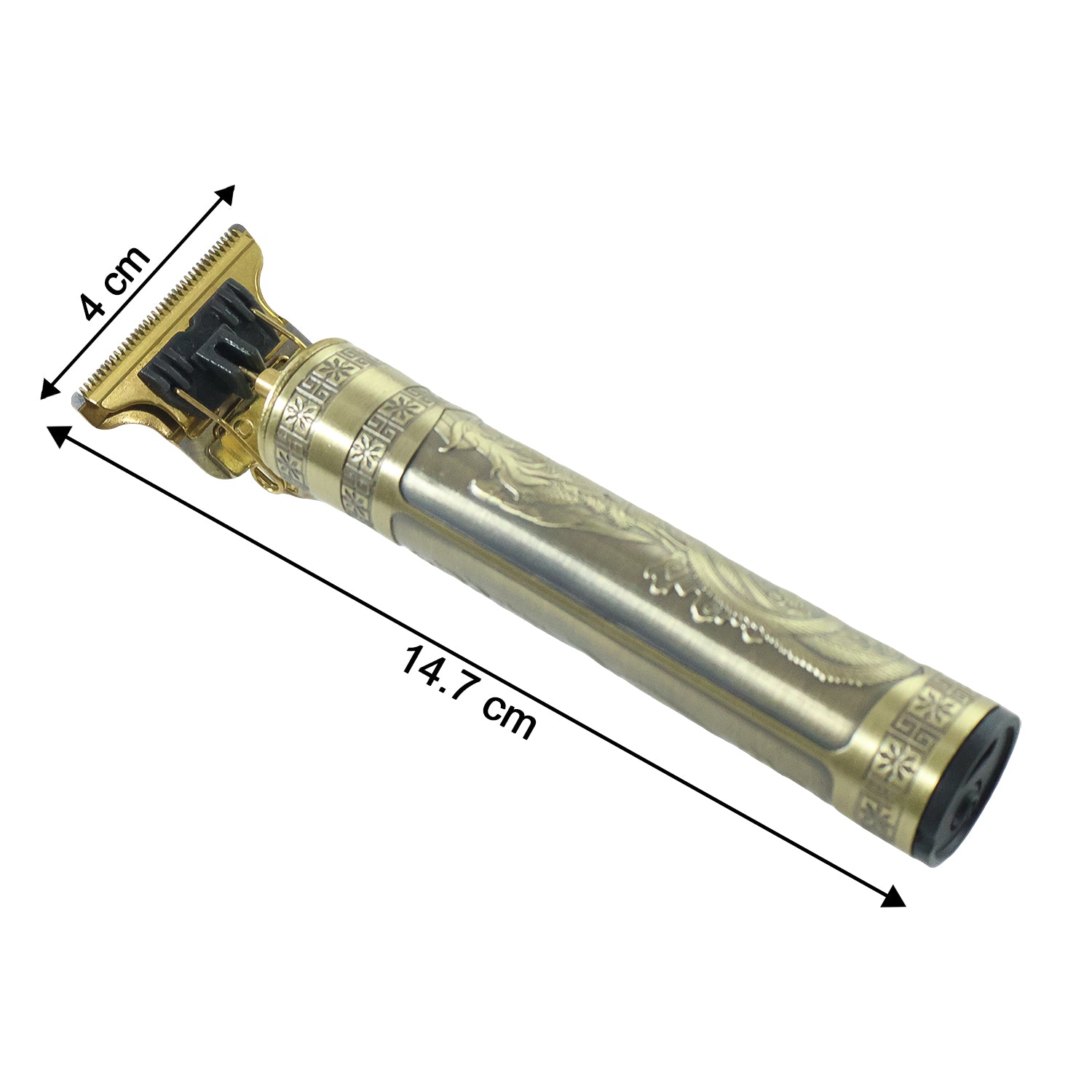 Electric Hair Trimmer with Precision Blade and Multiple Comb Attachments