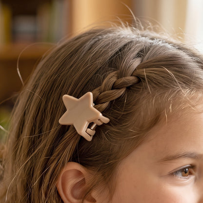 Mini Hair Claw Clips for Kids – Colorful Gentle Hold Set