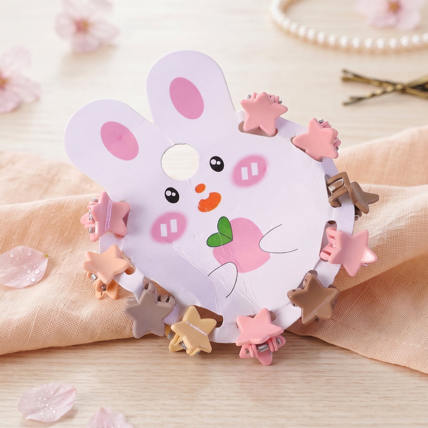 Mini Hair Claw Clips for Kids – Colorful Gentle Hold Set