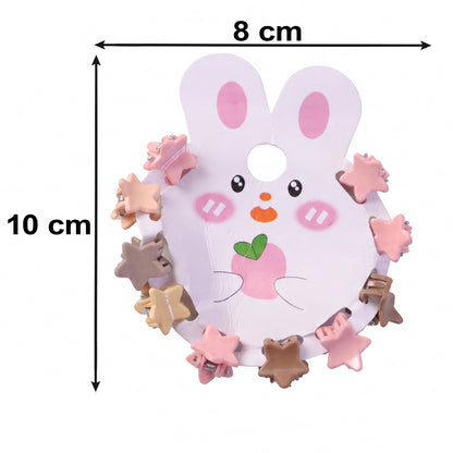 Mini Hair Claw Clips for Kids – Colorful Gentle Hold Set