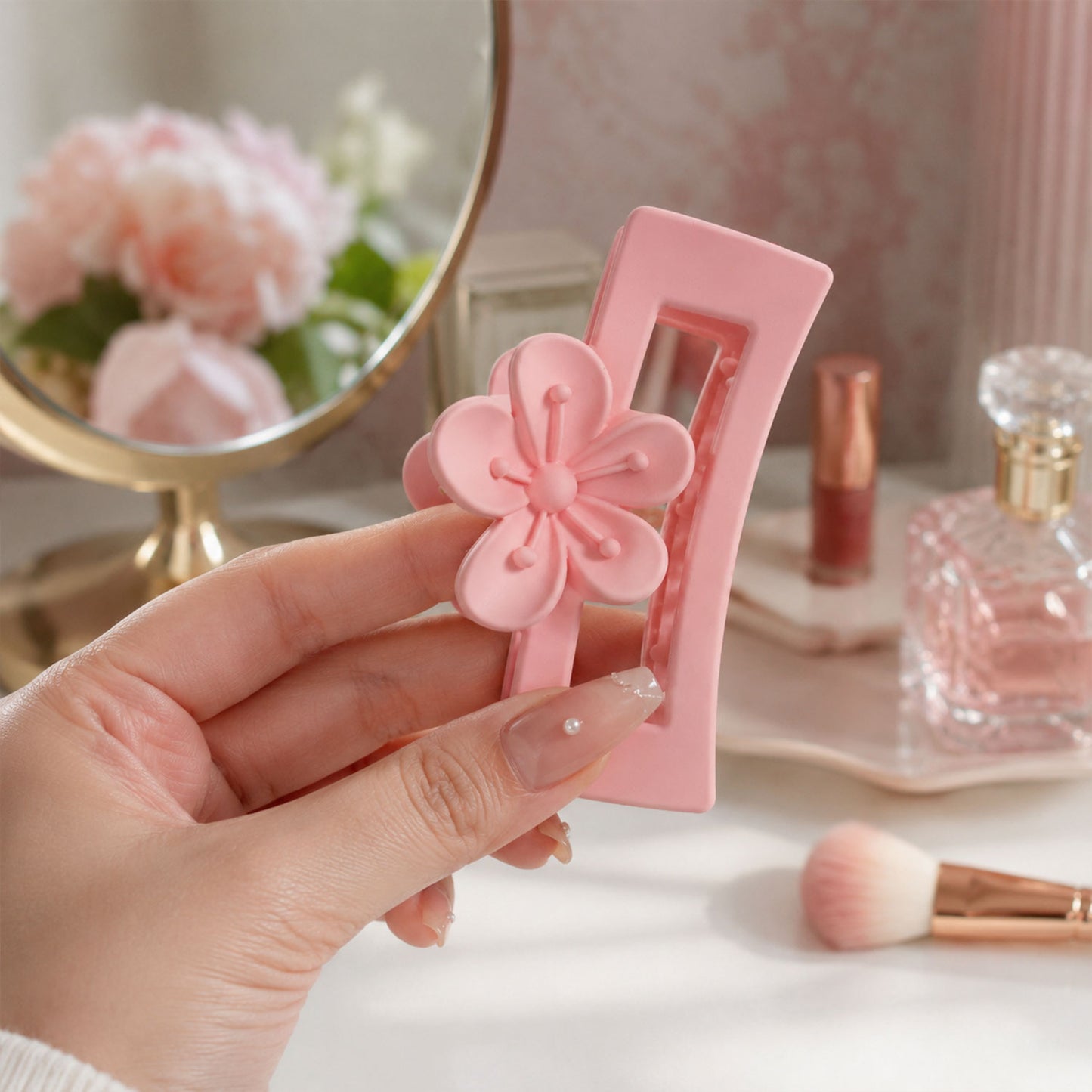 Stylish Plastic Hair Clip Strong Grip Claw Clutcher for Women Girls (1 Pc)