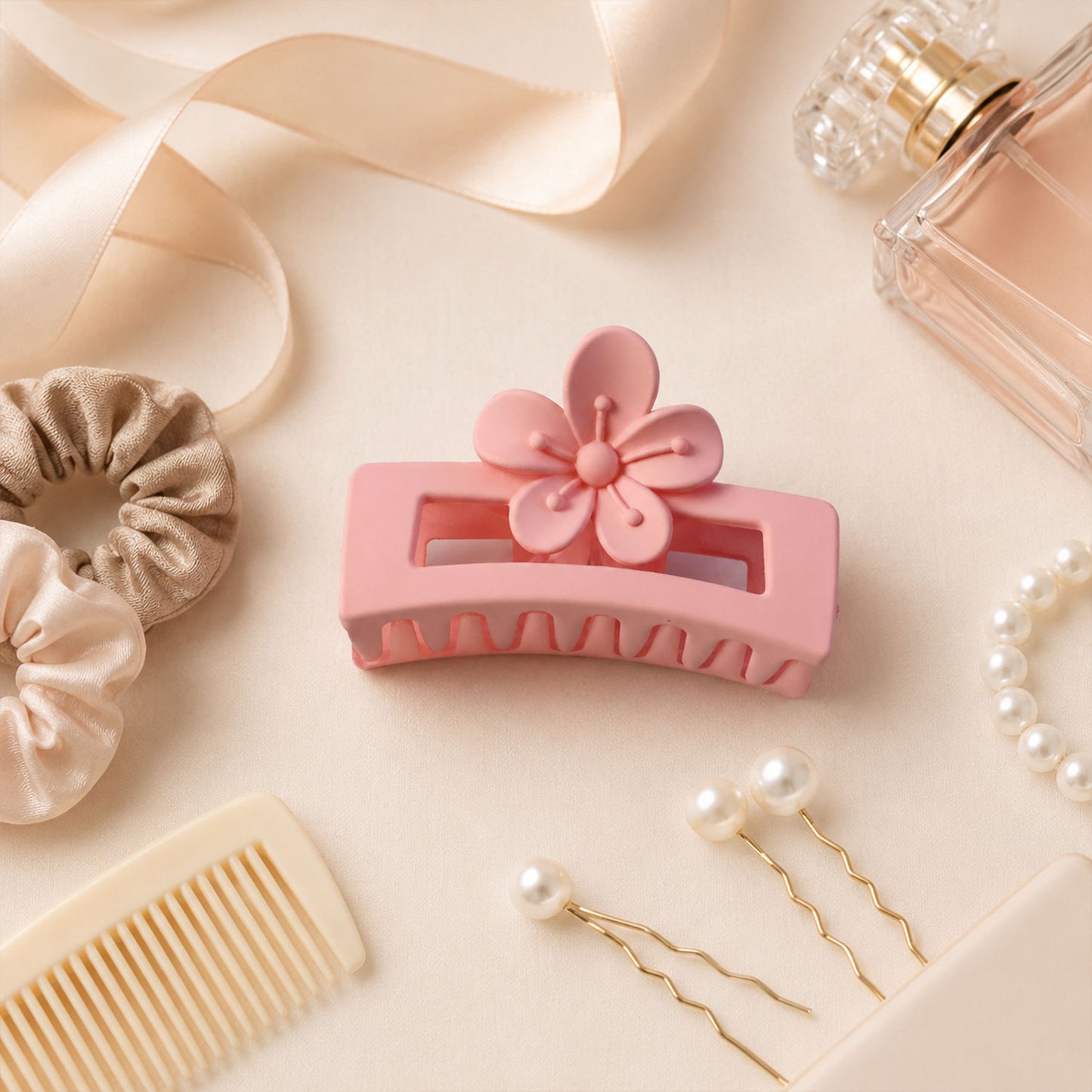 Stylish Plastic Hair Clip Strong Grip Claw Clutcher for Women Girls (1 Pc)