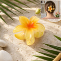 Plastic Stylish Flower Hair Clip Claw Clutcher Mix Design (1 Pc)