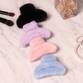 Soft Faux Fur Hair Claw Clip – Big Size Fluffy Grip