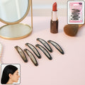 Snap Hair Clips for Women – Strong Hold, Non-Slip 6 Pc Set