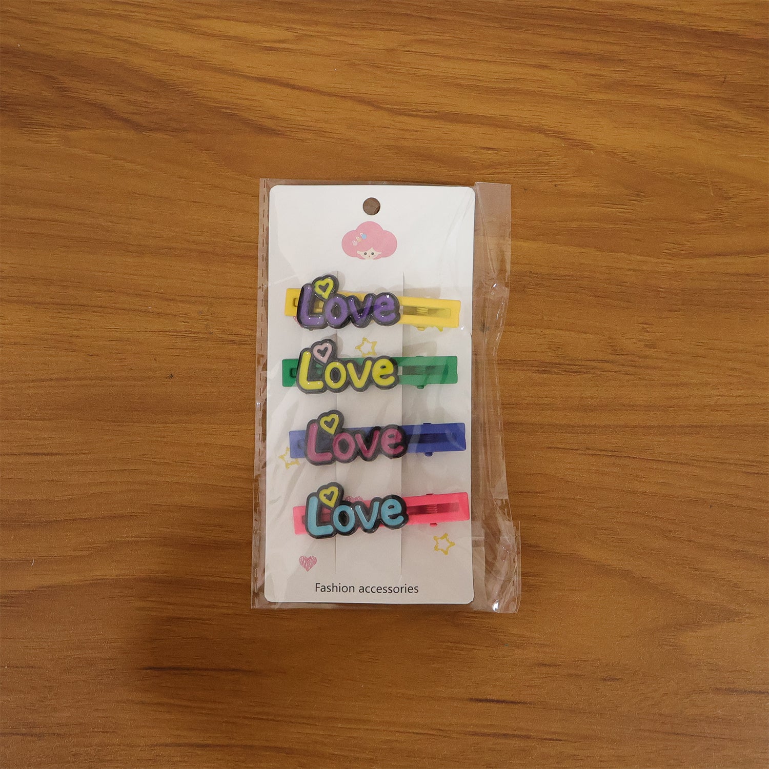 Decorative Hair Clip Set (4 Pc)