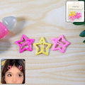 Star-Shaped Hair Clips – Pack of 3 Trendy Barrettes for Girls
