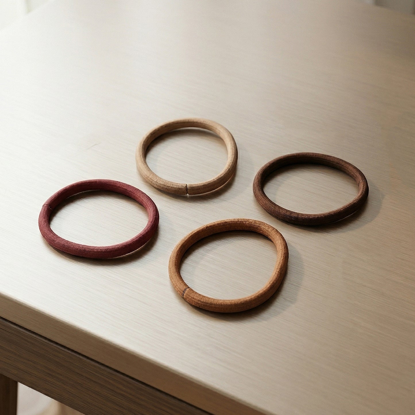 Soft stretchable elastic hair ties