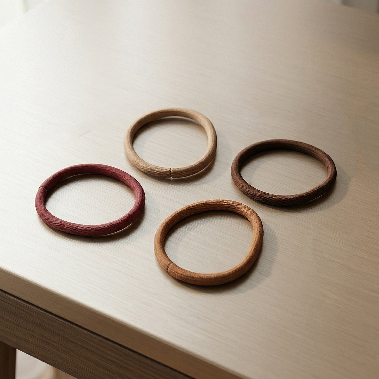 Soft stretchable elastic hair ties