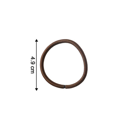 Close-up of elastic hair bands