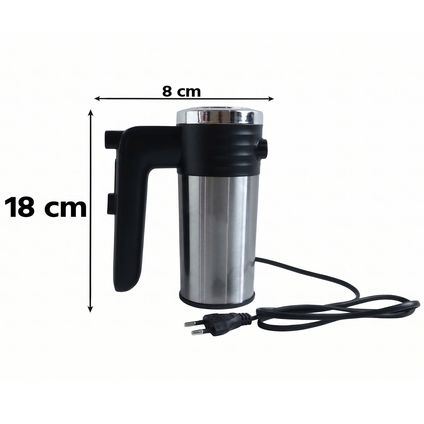 Electric Hand Mixer 500W with Beaters Dough Hooks for Cake and Baking (1 Pc)