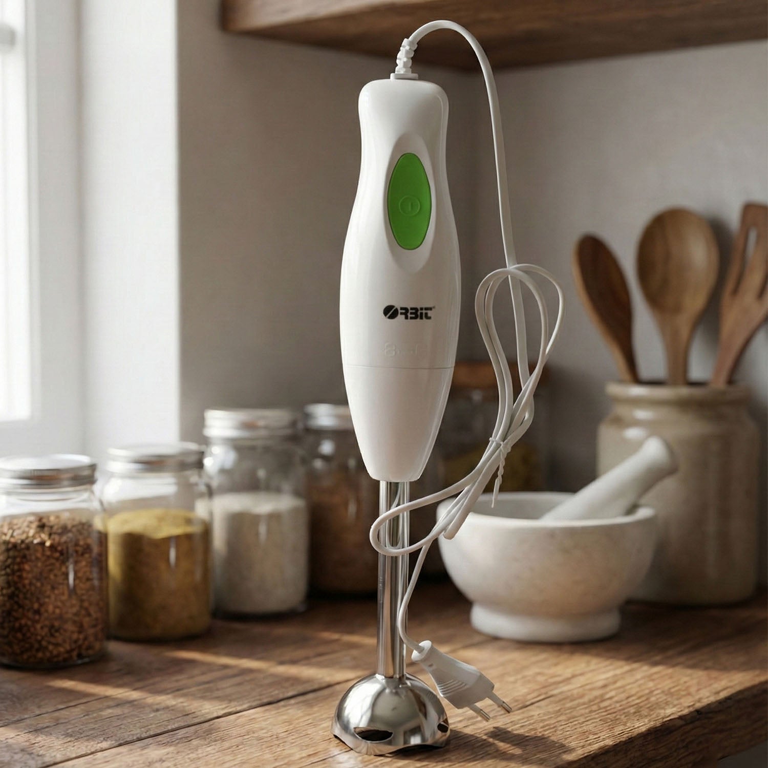 Orbit Electric Hand Blender with Stainless Steel Blade (1 Pc)