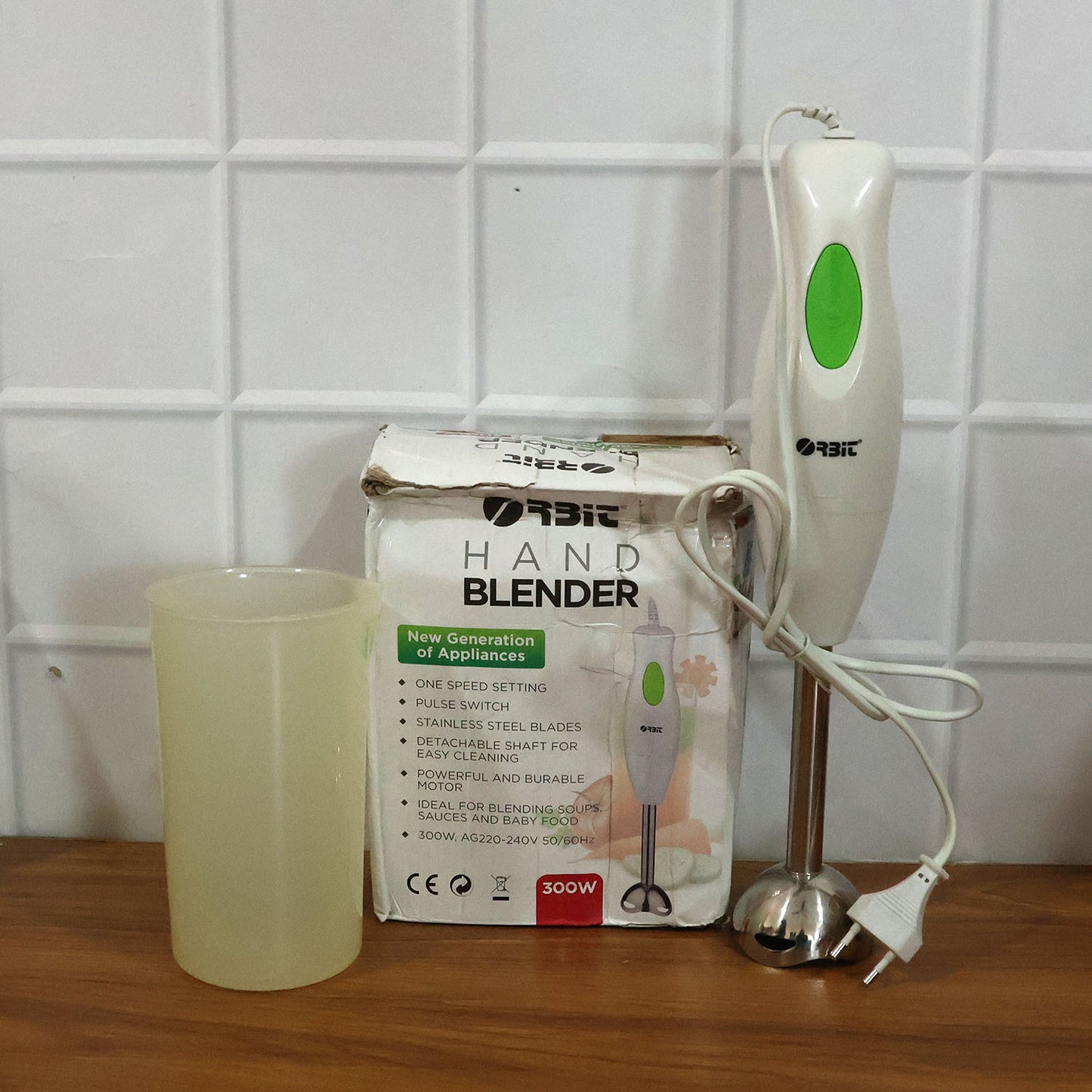 Orbit Electric Hand Blender with Stainless Steel Blade (1 Pc)