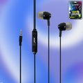Wired Stereo In-Ear Earphones – High Bass & Built-in Mic