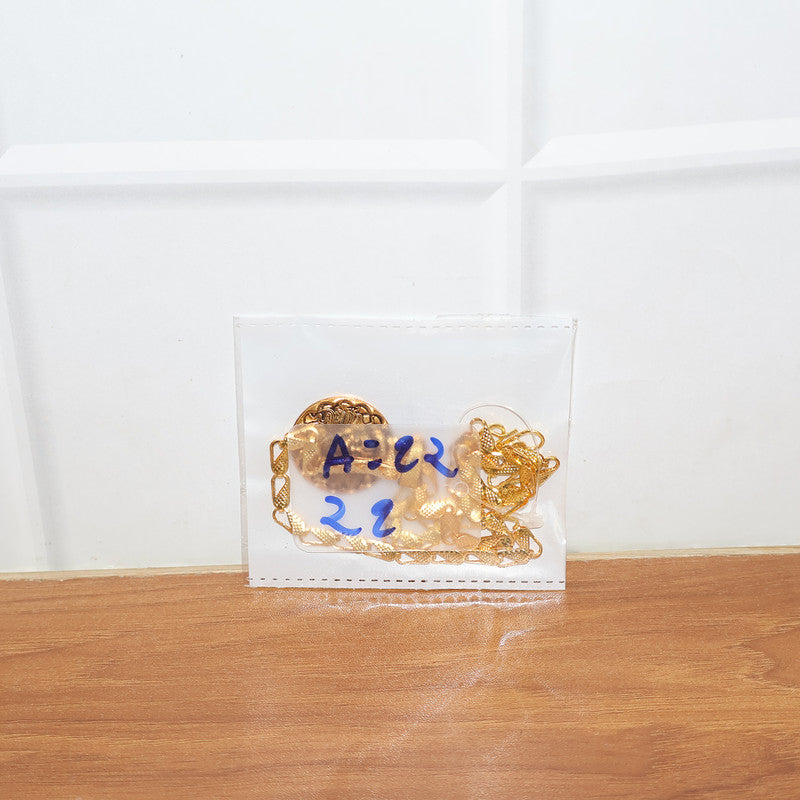 Lord Hanuman Coin Style Devotional Pendant with Chain