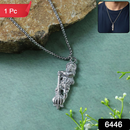 Close-up of Hanuman Ji pendant front