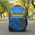 College Backpack with Tiger Print, Front Pocket, Adjustable Straps & Spacious Compartments
