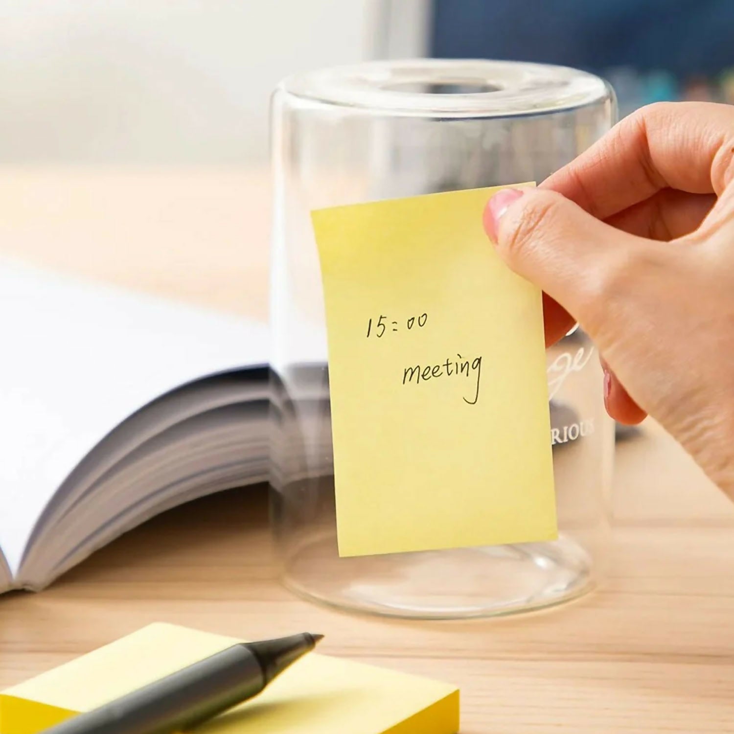 Self Yello  Sticky Note Pad 2 x 3 Inch Paf Daily Reminder & Quick Notes Pad (80Sheets,Pack Of 6)