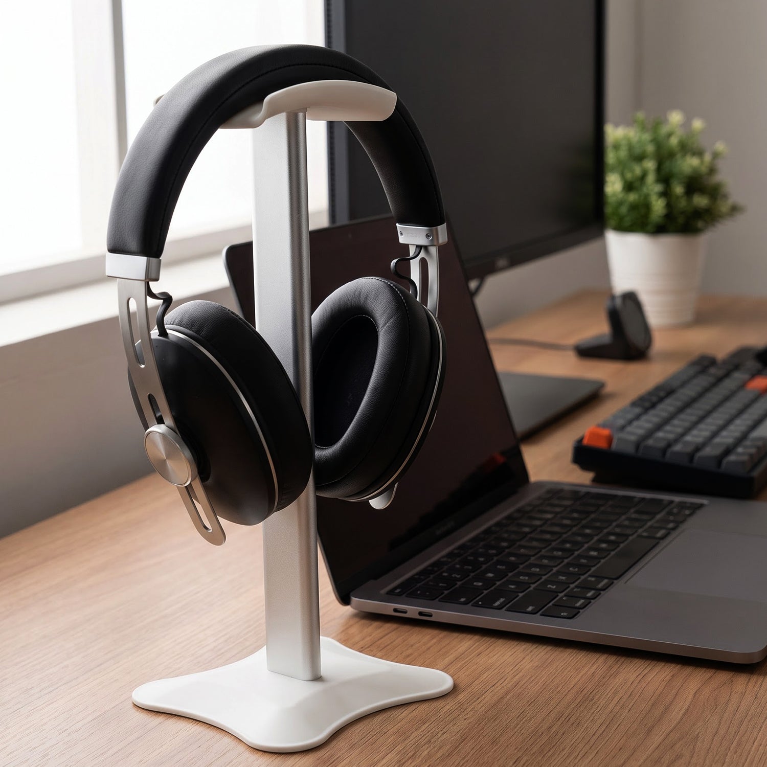 Desktop Headphone Stand Holder with Stable Base for Gaming Headset (1 Pc)