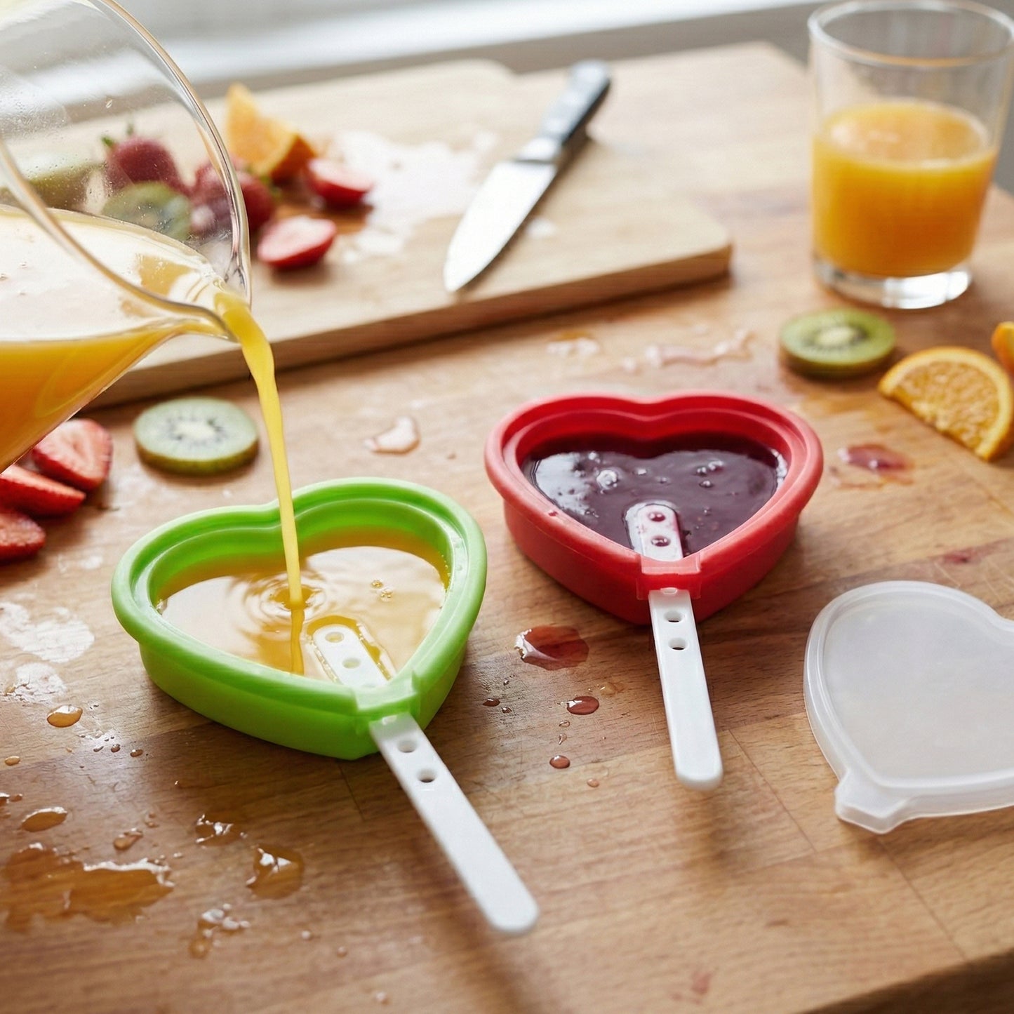 Silicone popsicle maker suitable for kids
