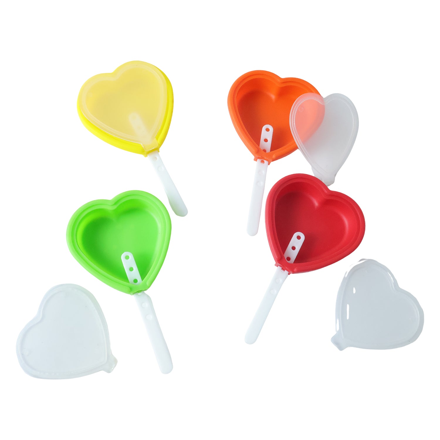 Reusable silicone ice cream molds