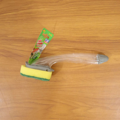 Heavy Duty Soap Dispensing Dishwand Scrubber Brush (1 Pc)