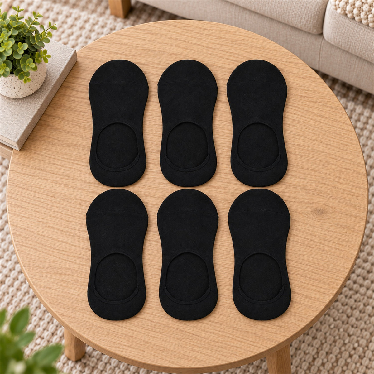 Invisible Low Cut Loafer Socks for Comfortable Everyday Wear (3 Pair)