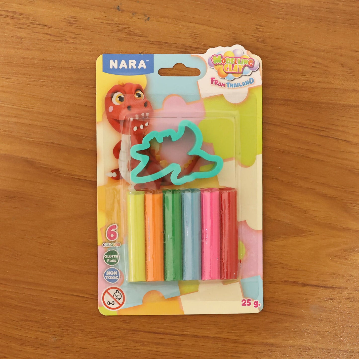 Nara modelling clay kit with all components displayed