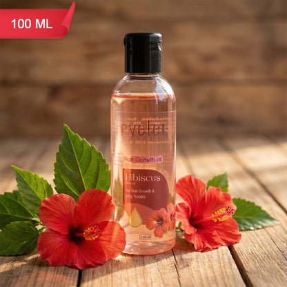 Eyelet Hibiscus Hair Oil 100ml – Natural Hair Growth Oil Strong, Silky & Healthy Hair