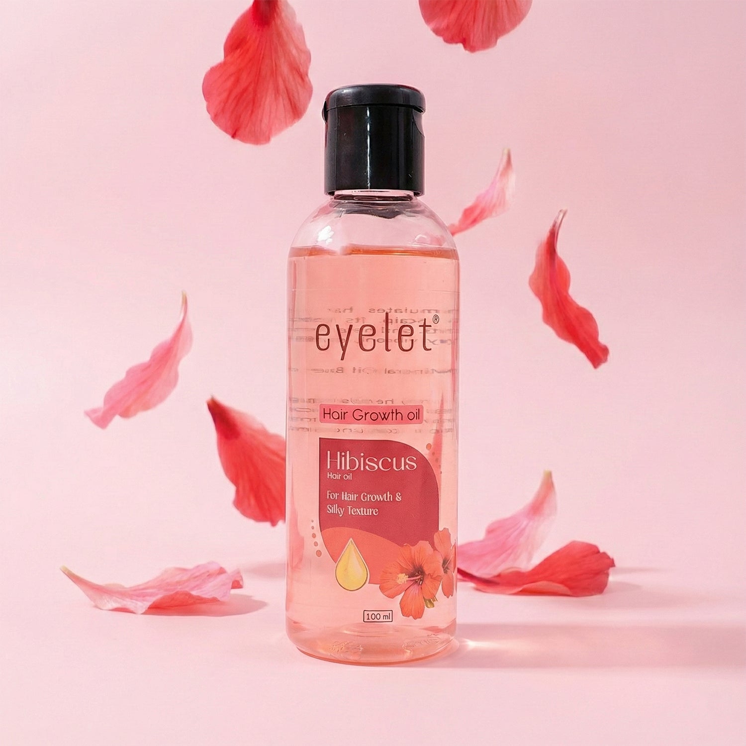Eyelet Hibiscus Hair Oil 100ml – Natural Hair Growth Oil Strong, Silky & Healthy Hair