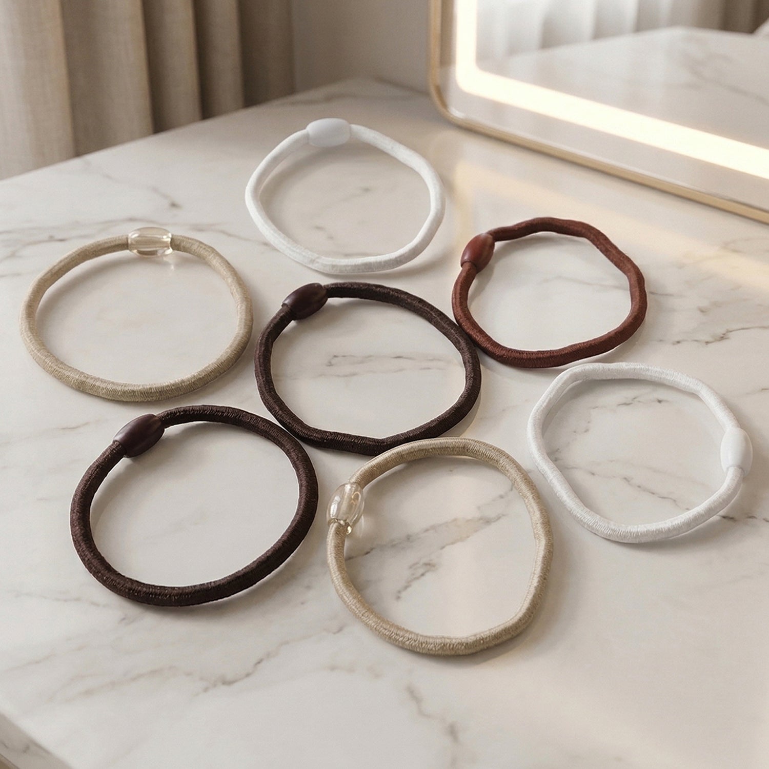 Pack of Soft Elastic Hair Bands