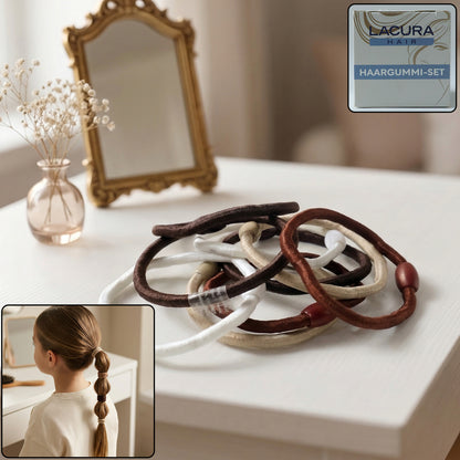 Soft Elastic Hair Rubber Bands in Mixed Colors