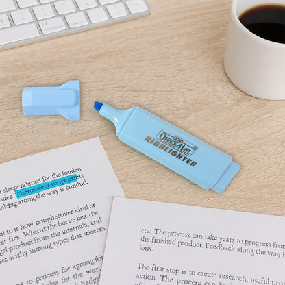 Officemate Highlighter Pen Set – Pack of 5 Bright & Smooth Colours for Study, Office & Creative Work