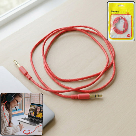 3.5mm AUX Audio Cable (1 Pc, 1 Meter)