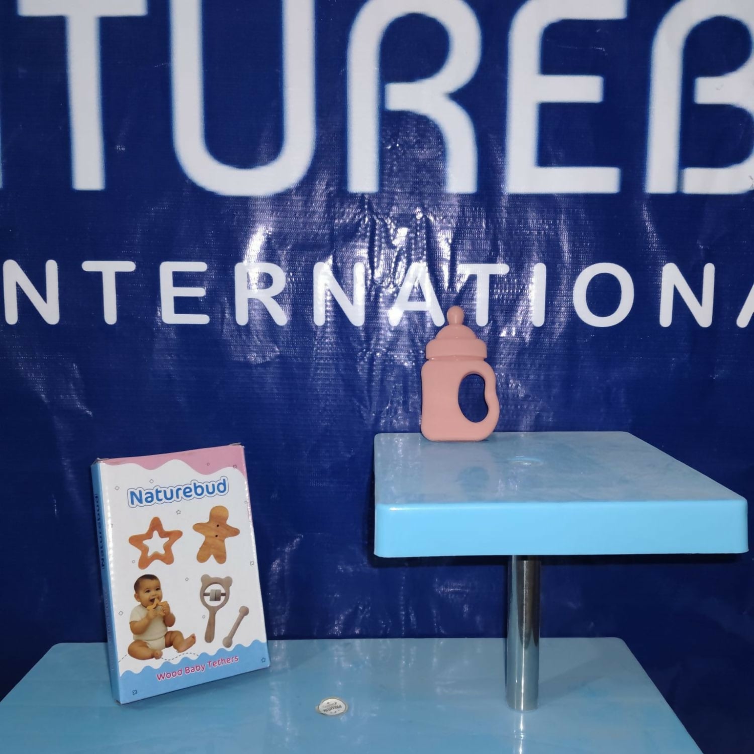 Feeding Bottle Shaped Silicon Baby Teether