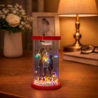 Couple LED Decorative Lamp Romantic Table Light for Bedroom & Gifting(ANY COLOR)