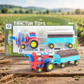 Friction Powered Tractor Toy for Kids 3+ Years | Construction Set with Trolley (Any One)