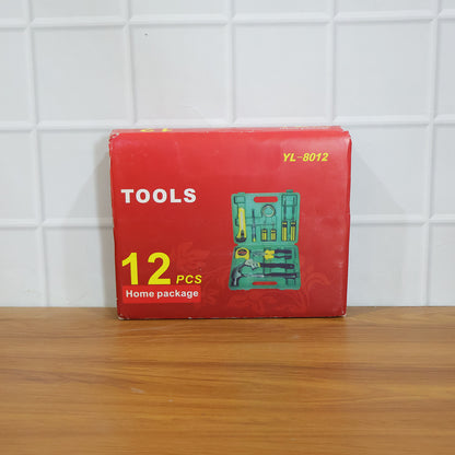 Premium Home Tool Kit Set with Carry Case (12 Pc Set)