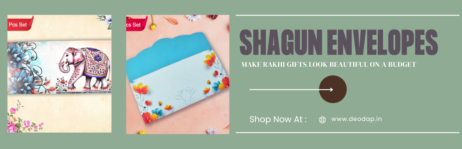 Elegant Shagun Envelopes to Make Rakhi Gifts Look Beautiful on a Budget