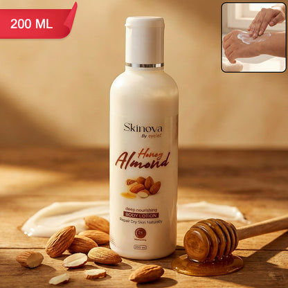 Eyelet Honey Almond Body Lotion 200ml – Deep Nourishing Moisturizer for Smooth