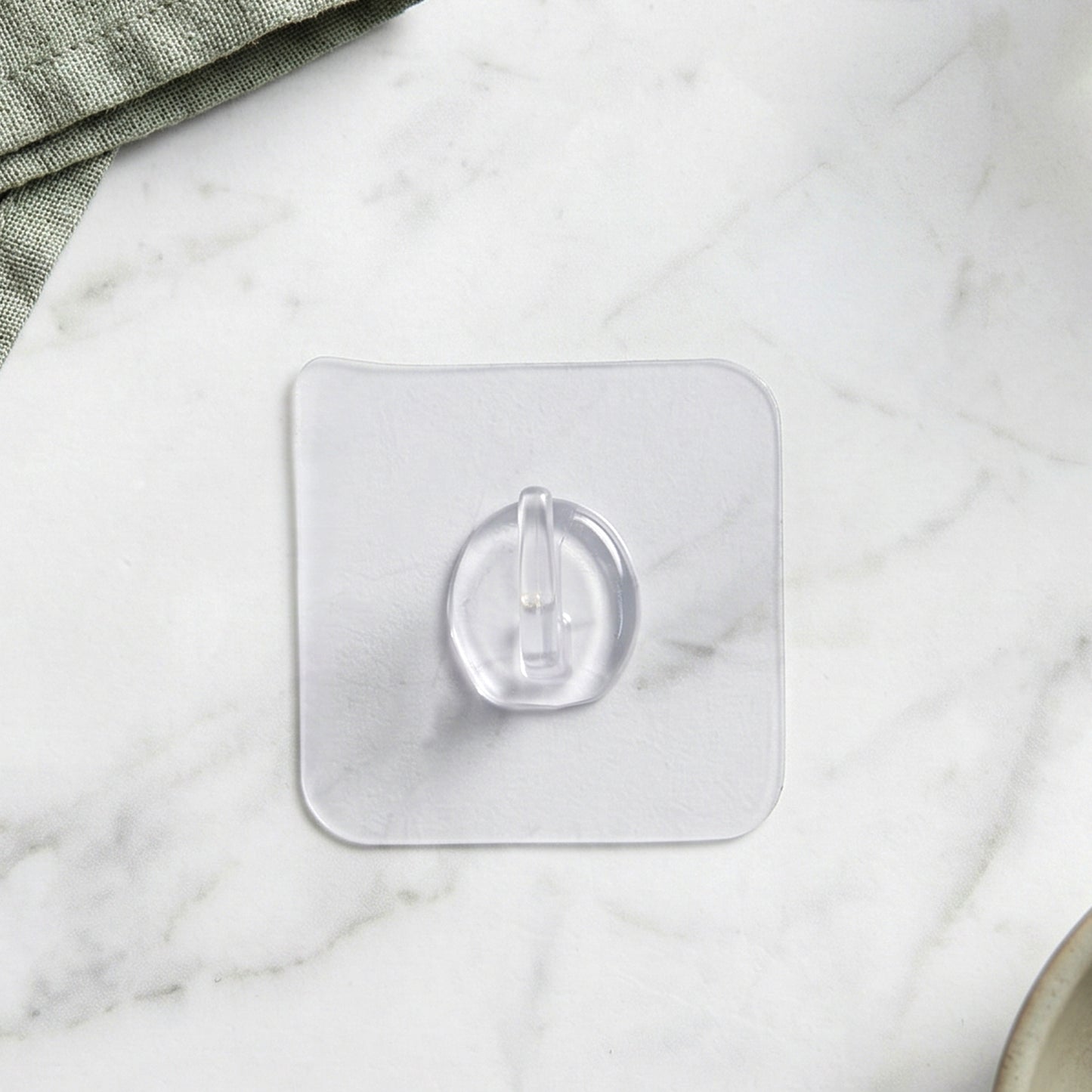 Self Adhesive Wall Hook attached on glass surface
